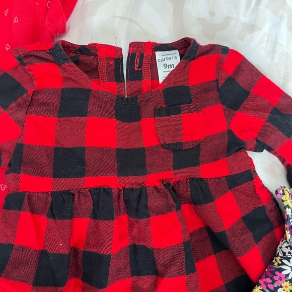 🌻3/25$ Set of 3 baby girl tops : 6-12 months - Picture 4 of 4